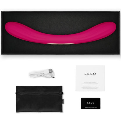 LELO - BOOMERANG DUBBELSIIG VIBRATOR CERISE