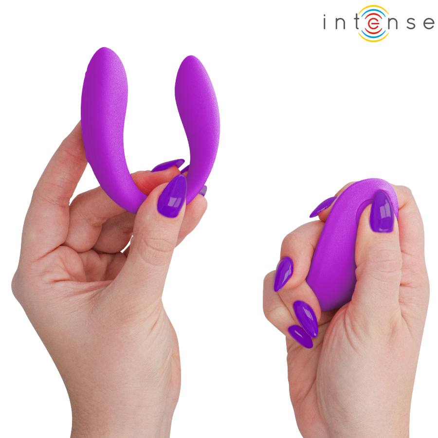 INTENSE - NORA VIBRERANDE KLÄMSTIMULATOR LILA