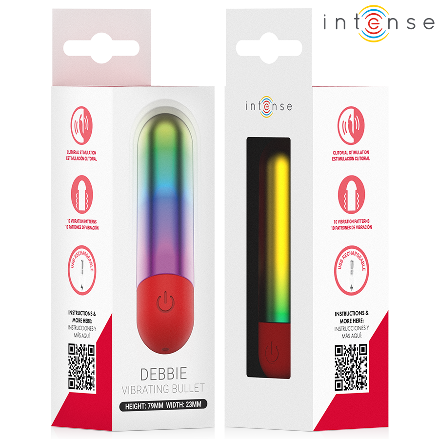 INTENSIV - DEBBIE RAINBOW KLITORIS VIBRERANDE KULA