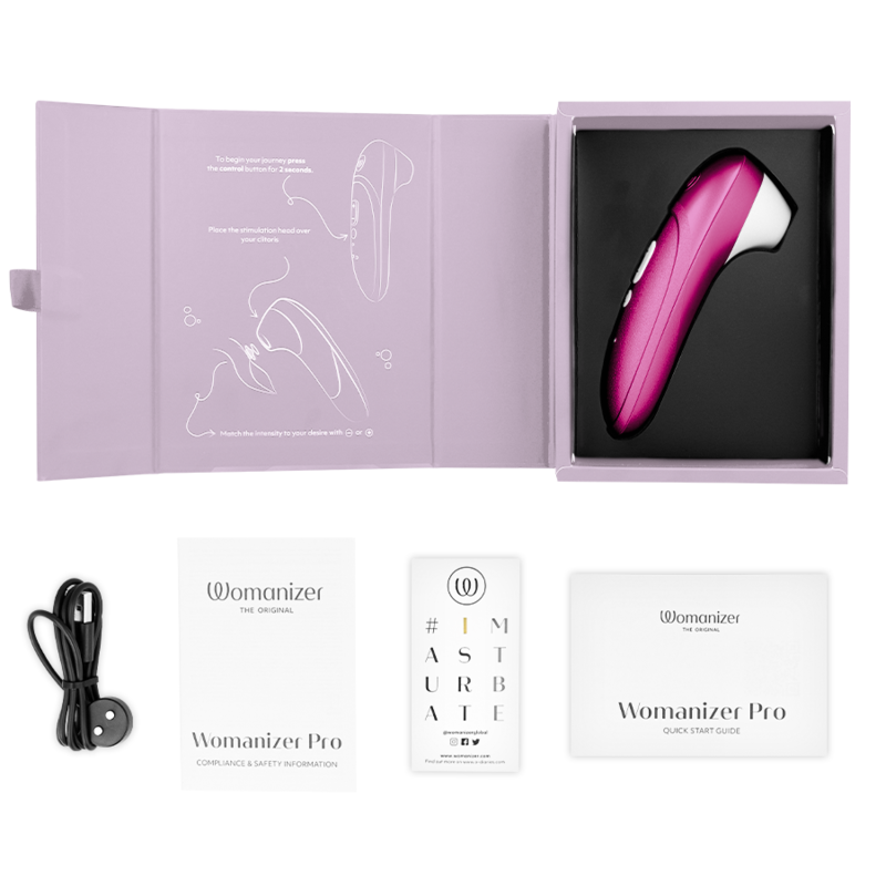 WOMANIZER - PRO VIBRANT KLITORISSTIMULATOR ROSA