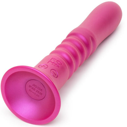 ROMP - VIBRATOR MED ROSA SUGKOPP SOM VICKAR UPP OCH NER
