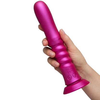 ROMP - VIBRATOR MED ROSA SUGKOPP SOM VICKAR UPP OCH NER