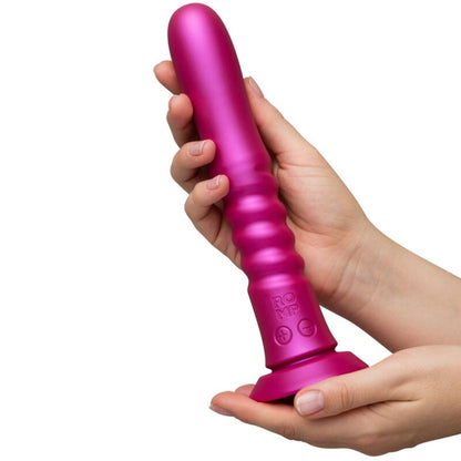 ROMP - VIBRATOR MED ROSA SUGKOPP SOM VICKAR UPP OCH NER