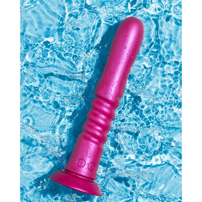 ROMP - VIBRATOR MED ROSA SUGKOPP SOM VICKAR UPP OCH NER