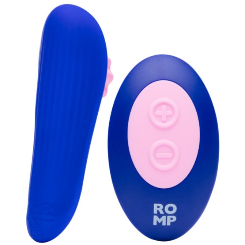ROMP - PARTY MAGNETISK VIBRERANDE SILIKONTROSA MED FJÄRRKONTROLL