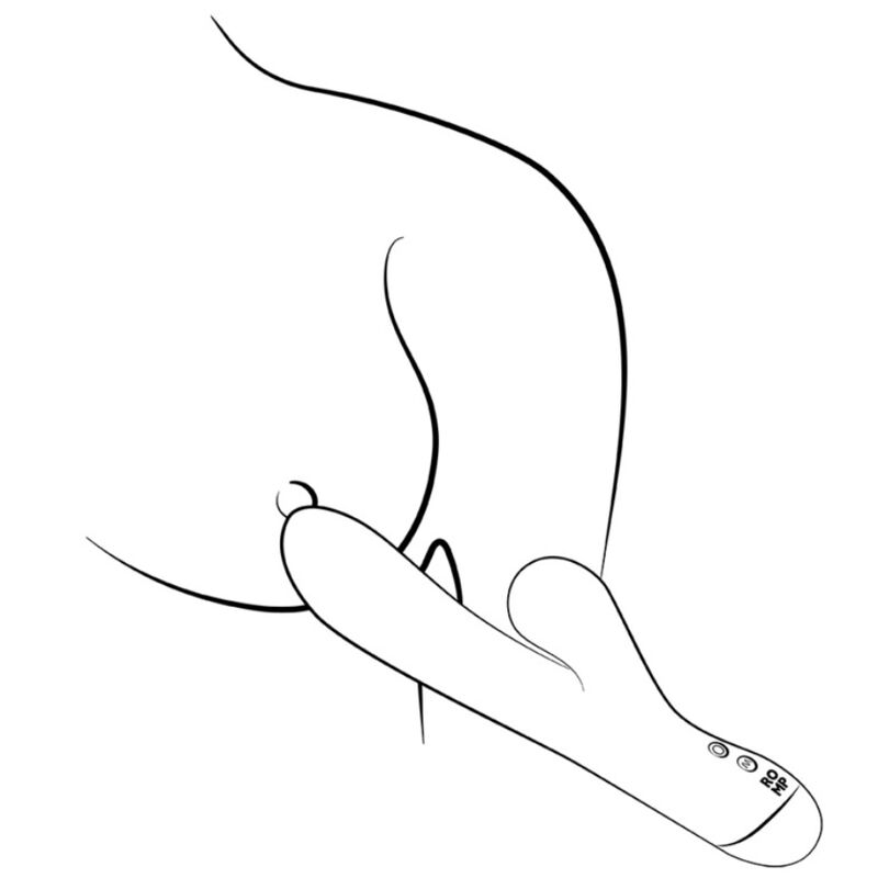 ROMP - PULSE RABBIT DUAL G-PUNKTSVIBRATOR ELEKTRISK BLÅ