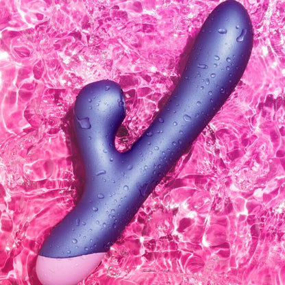 ROMP - PULSE RABBIT DUAL G-PUNKTSVIBRATOR ELEKTRISK BLÅ