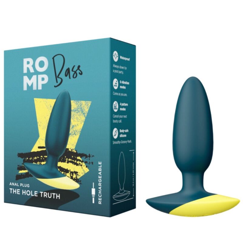 ROMP - BASS ANALVIBRATOR 10 CM GRÖN