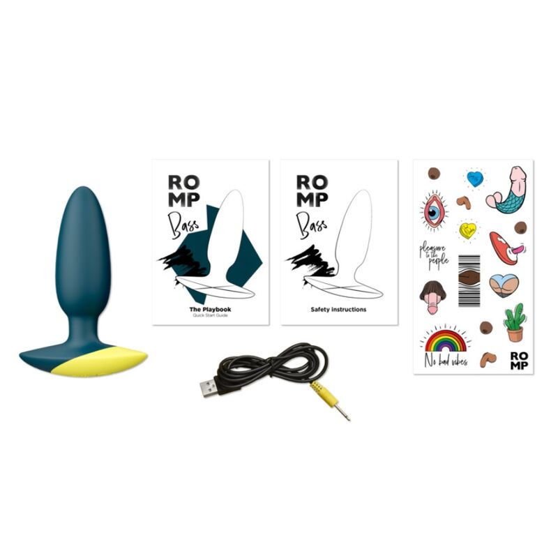 ROMP - BASS ANALVIBRATOR 10 CM GRÖN