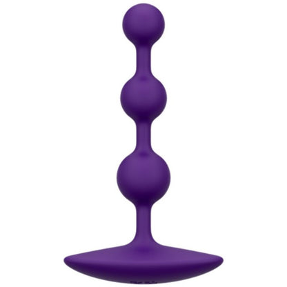 ROMP - AMP PURPLE FLEXIBLE SILICONE ANAL BEADS 12.5 CM PURPLE