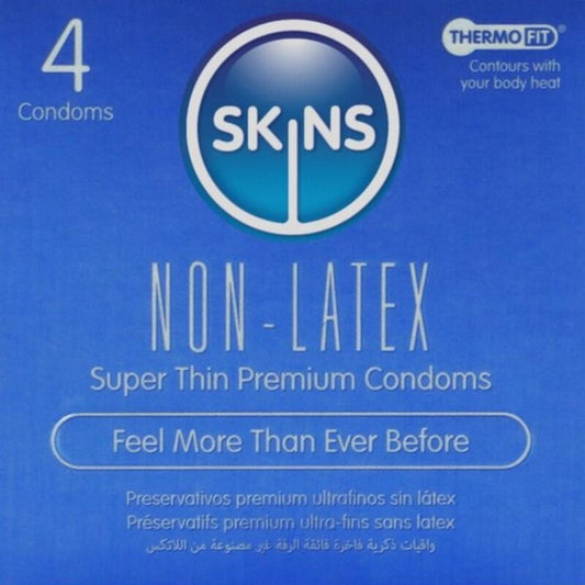 SKINS - LATEXFRIA KONDOMER, 4-PACK