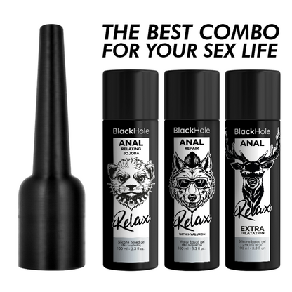 BLACK HOLE - ANALGLIDMEDELAPPLIKATOR L STORLEK 100 ML