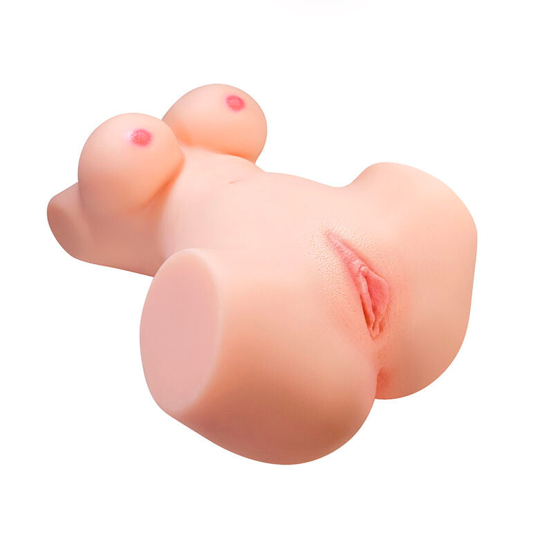 CRAZY BULL - ANNIE XXL VAGINAL OCH ANAL MASTURBATOR MED BRÖST FLESH