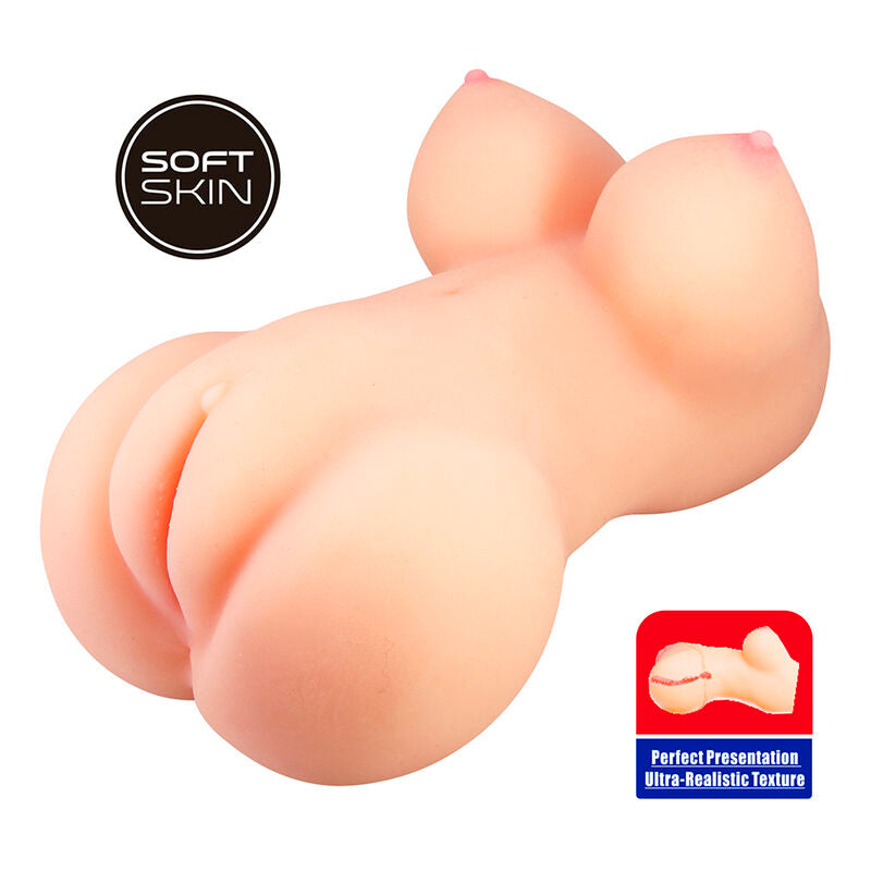 CRAZY BULL - METTE REALISTISK ASS- OCH VAGINA-MASTURBATOR FLESH