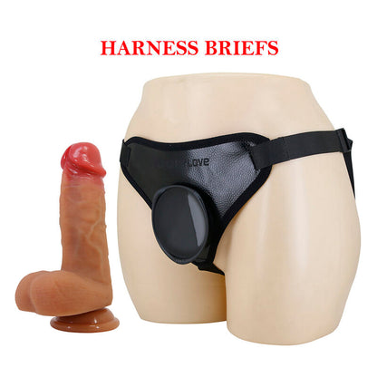 PRETTY LOVE - UNIVERSELL STRAP-ON-SELE MED REALISTISK DILDO