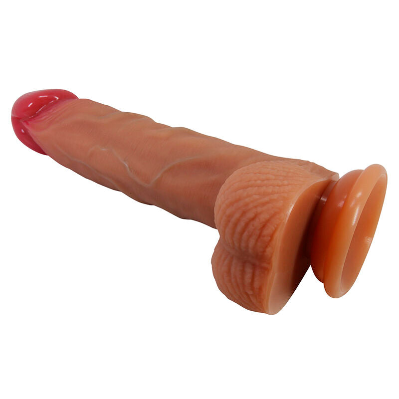 PRETTY LOVE - YETI STRAP-ON-SELE MED SUGPROPS-DILDO, KÖTTSFÄRGAD