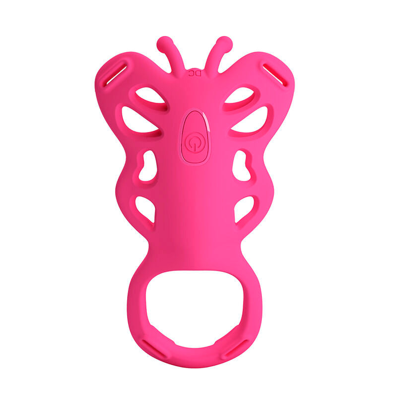 PRETTY LOVE - BUTTERFLY APP-STYRD TROSVIBRATOR ROSA