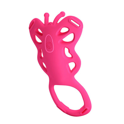 PRETTY LOVE - BUTTERFLY APP-STYRD TROSVIBRATOR ROSA