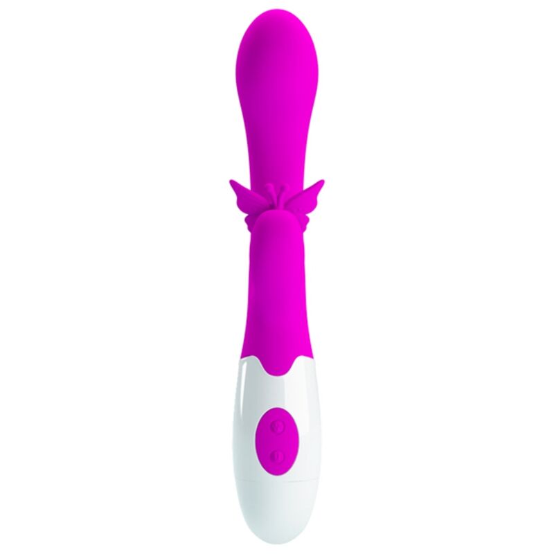 PRETTY LOVE - BUTTERFLY KISS KANINVIBRATOR MED 30 FUNKTIONER LILA