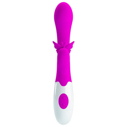 PRETTY LOVE - BUTTERFLY KISS KANINVIBRATOR MED 30 FUNKTIONER LILA