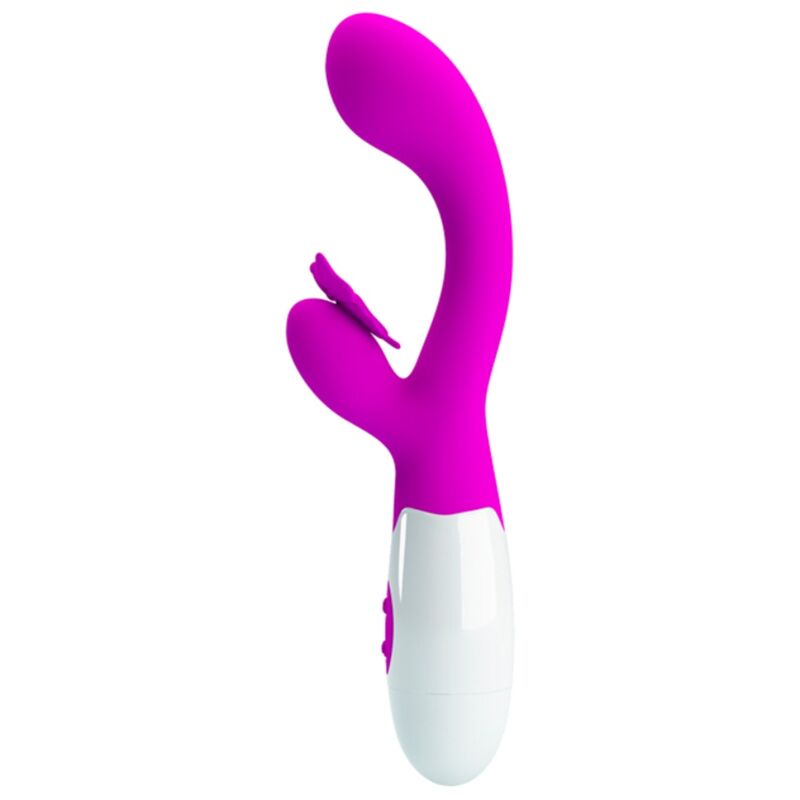 PRETTY LOVE - BUTTERFLY KISS KANINVIBRATOR MED 30 FUNKTIONER LILA