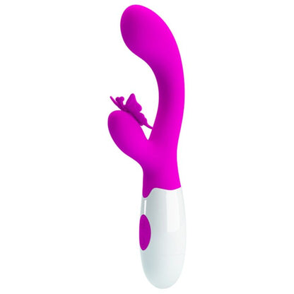 PRETTY LOVE - BUTTERFLY KISS KANINVIBRATOR MED 30 FUNKTIONER LILA