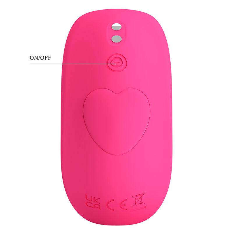 PRETTY LOVE - HAZELYNN 12 FUNCTION APP CONTROL MASSAGER PINK