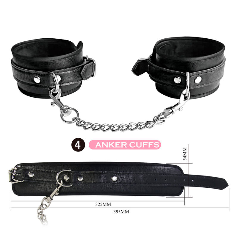 PRETTY LOVE - 8 DELARS BDSM-KIT SVART