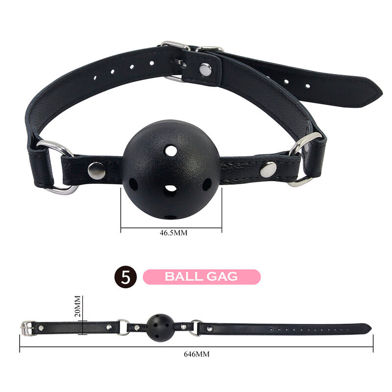 PRETTY LOVE - 8 DELARS BDSM-KIT SVART
