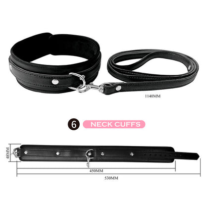 PRETTY LOVE - 8 DELARS BDSM-KIT SVART