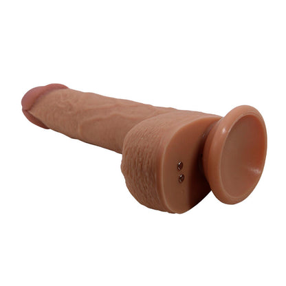 PRETTY LOVE - TOMMY REALISTISK STÖTANDE VIBRATOR MED FJÄRRKONTROLL MÖRKBRUN