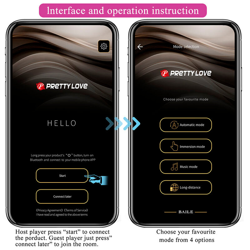 PRETTY LOVE - KLAY STÖTANDE ÄGGVIBRATOR APPSTYRD LILA