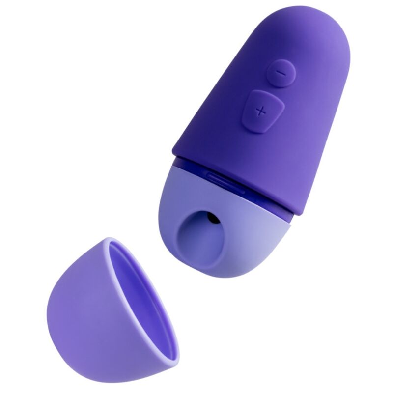 ROMP - FRI X KLITORALSTIMULATOR MED LOCK 10 NIVÅER UPPLADDNINGSBAR LILA