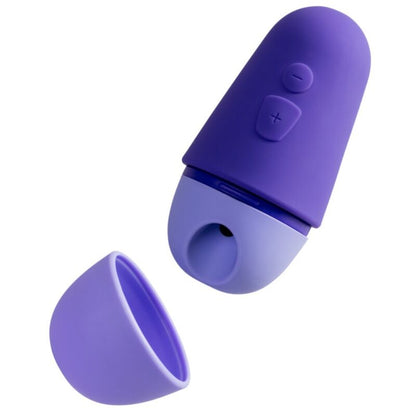 ROMP - FRI X KLITORALSTIMULATOR MED LOCK 10 NIVÅER UPPLADDNINGSBAR LILA
