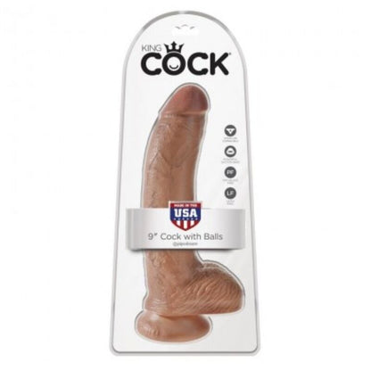 KING COCK - REALISTIC DILDO WITH BALLS 22.8 CM