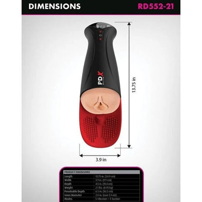 PDX ELITE - FUCK-O-MATIC PRO XL AUTOMATISK ONASTURBATOR 42 CM