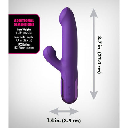 FANTASY FOR HER - SUPER SONIX THRUSTER KANINVIBRATOR LILA
