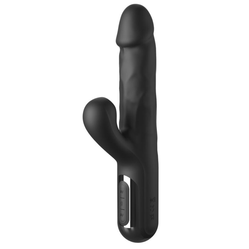 FETISH FANTASY SERIES - SONIX SILICONE THRUSTER RABBIT VIBRATOR SVART