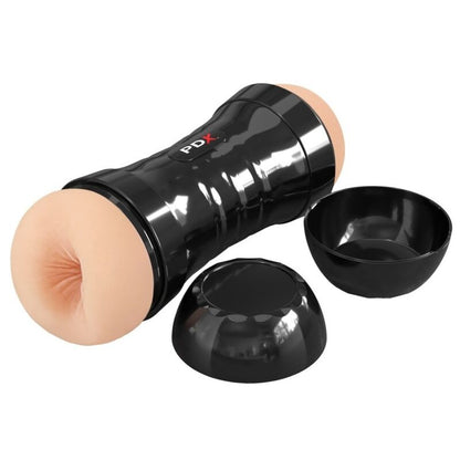 PDX EXTREME - BLÖTA SLIDOR SUPER FLIP-A-PUSSY VÄNDBAR STROKER 21,6 CM