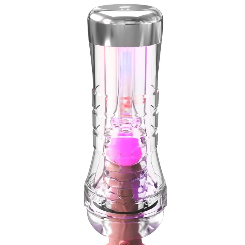 PDX ELITE - VIEWTUBE XXL LED GENOMSKINLIG STROKER 27.3 CM