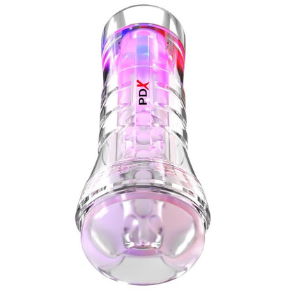 PDX ELITE - VIEWTUBE XXL LED GENOMSKINLIG STROKER 27.3 CM