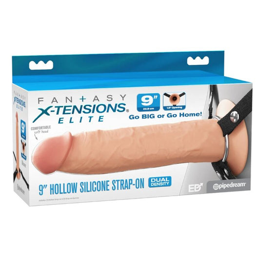 FANTASY X-TENSIONS - ELITE REALISTISK IHÅLIG REMDILDO 24,1 CM