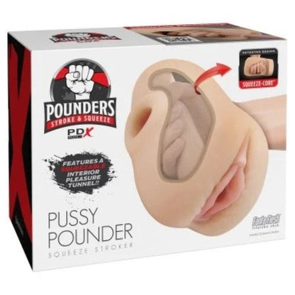PDX PLUS - REALISTISK VAGINA PUSSY POUNDER SQUEEZE STROKER 18 CM