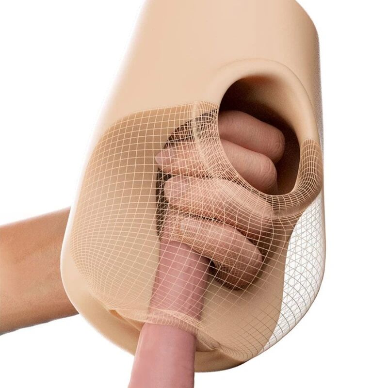 PDX PLUS - REALISTISK VAGINA PUSSY POUNDER SQUEEZE STROKER 18 CM