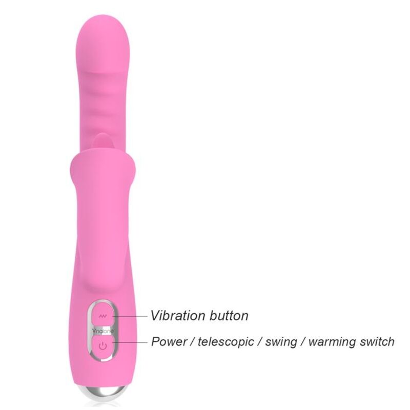 NALONE - T-MAY RABBITVIBRATOR MED TRYCK- OCH OSCILLANDE RÖRELSE