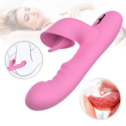NALONE - T-MAY RABBITVIBRATOR MED TRYCK- OCH OSCILLANDE RÖRELSE