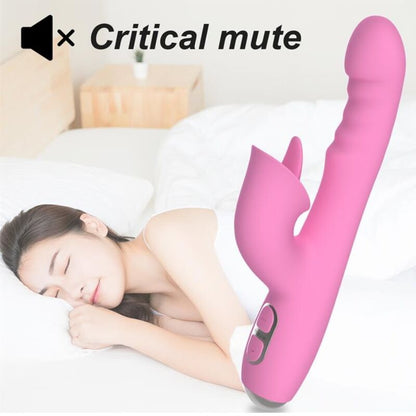 NALONE - T-MAY RABBITVIBRATOR MED TRYCK- OCH OSCILLANDE RÖRELSE