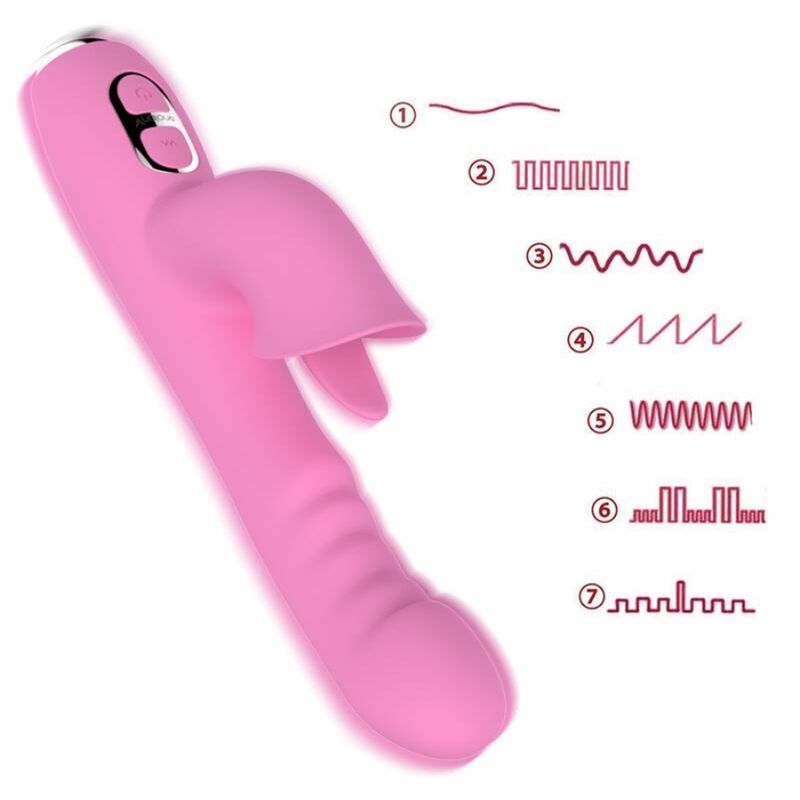 NALONE - T-MAY RABBITVIBRATOR MED TRYCK- OCH OSCILLANDE RÖRELSE