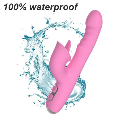 NALONE - T-MAY RABBITVIBRATOR MED TRYCK- OCH OSCILLANDE RÖRELSE