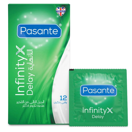 PASANTE - DELAY INFINITY KONDOMER 12-PACK